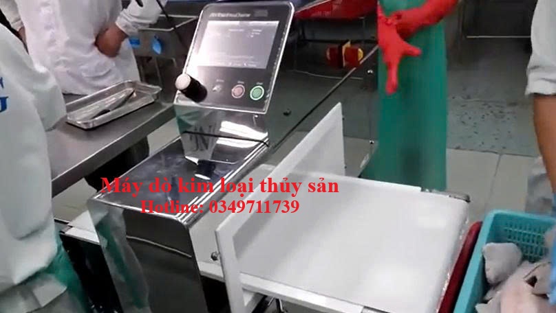 Máy dò kim loại ngành thủy sản